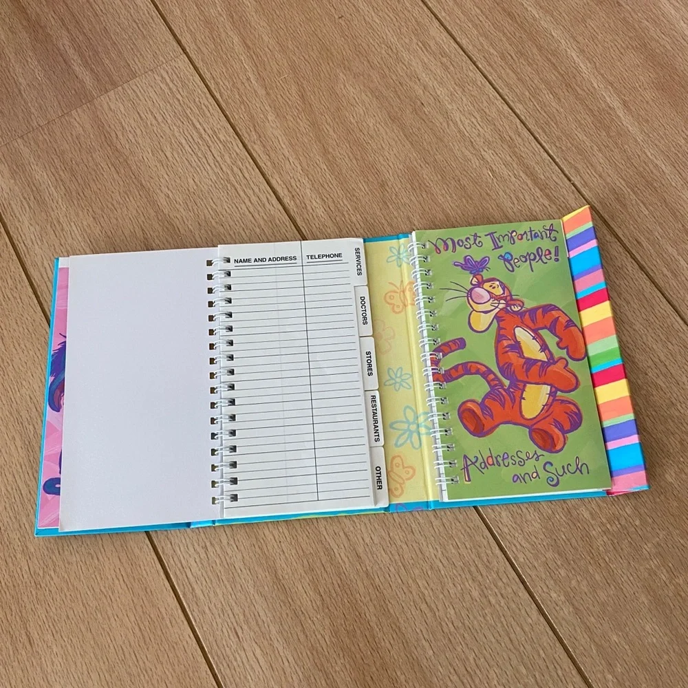 Y2K Pooh planner organizer